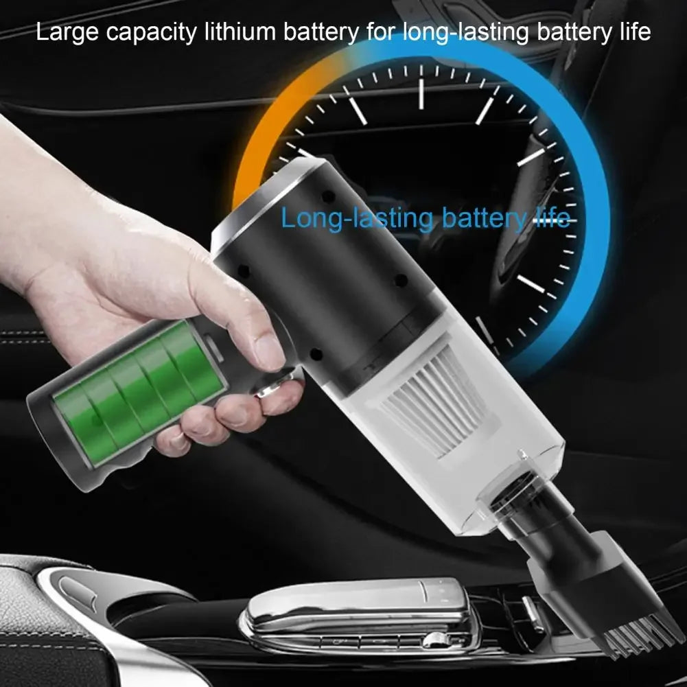 Your Car's Secret Weapon. Portable Mini Vac Cleaner Reaches Every Crevice - No Cord, No Mess.