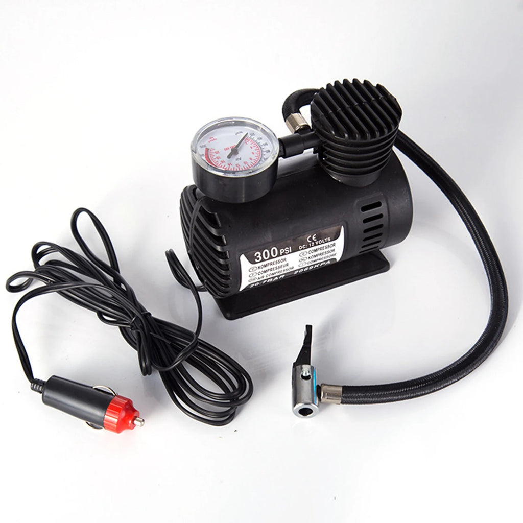 Air Pump 300PSI 12V Mini Air Compressor Auto Car Electric Tire Air Inflator Pump Mini Air Compressor Mini Car Air Compressor