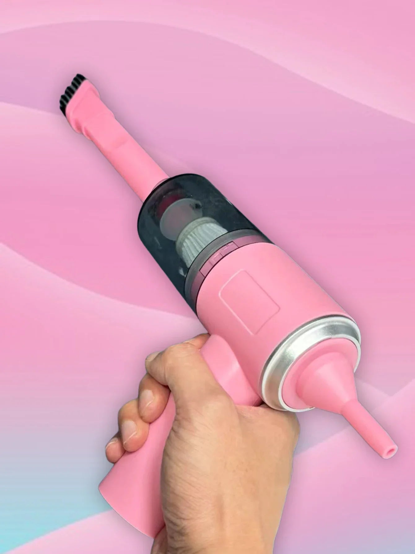Your Car's Secret Weapon. Portable Mini Vac Cleaner Reaches Every Crevice - No Cord, No Mess.