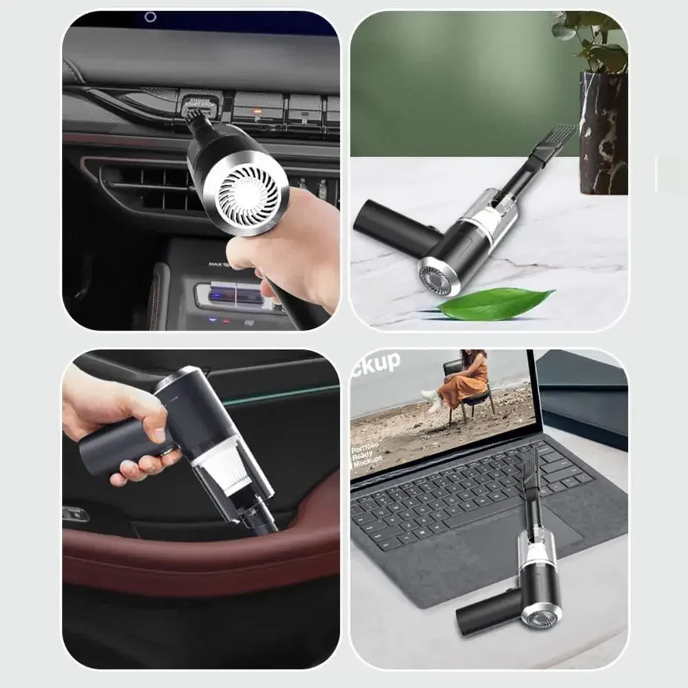 Your Car's Secret Weapon. Portable Mini Vac Cleaner Reaches Every Crevice - No Cord, No Mess.