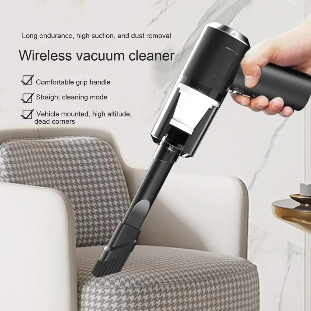 Your Car's Secret Weapon. Portable Mini Vac Cleaner Reaches Every Crevice - No Cord, No Mess.